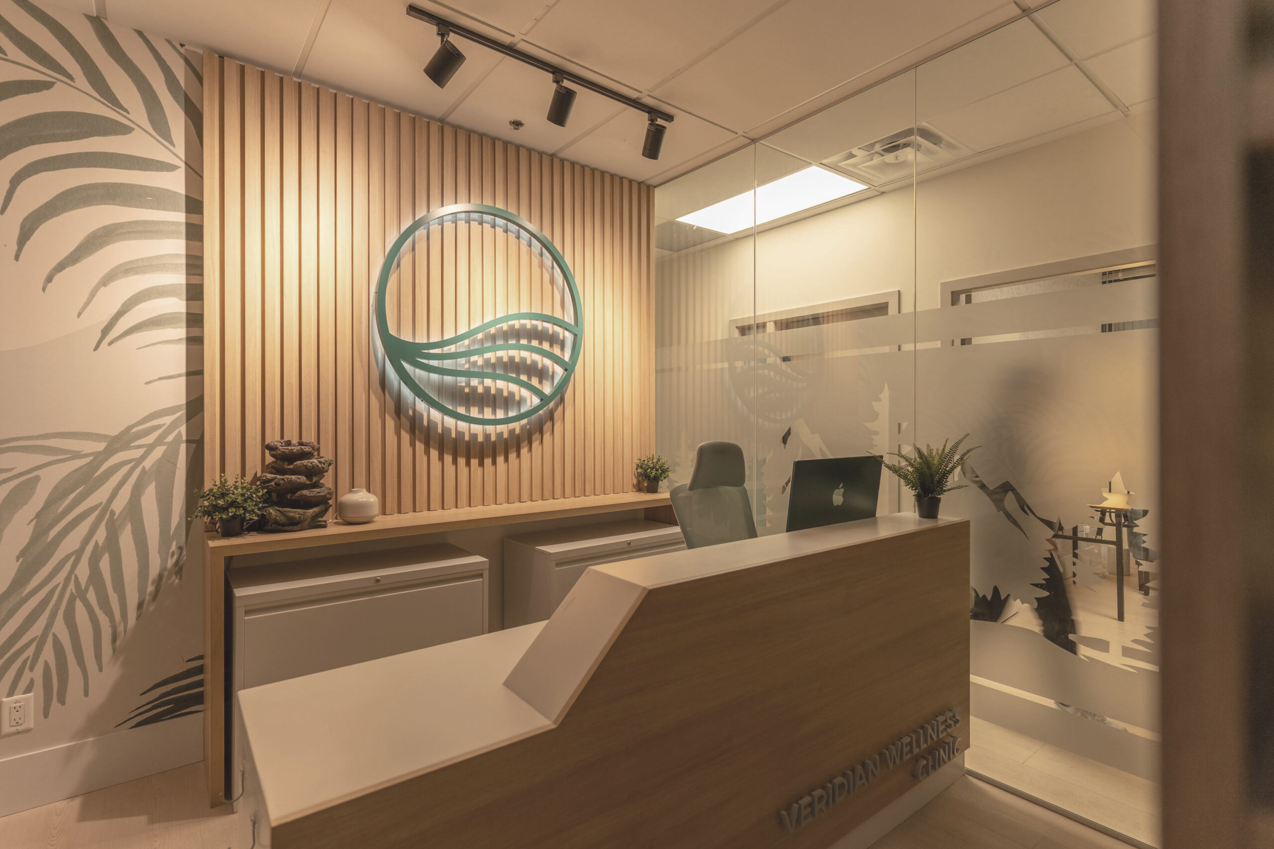 Veridian Wellness Clinic Interior Design Reception