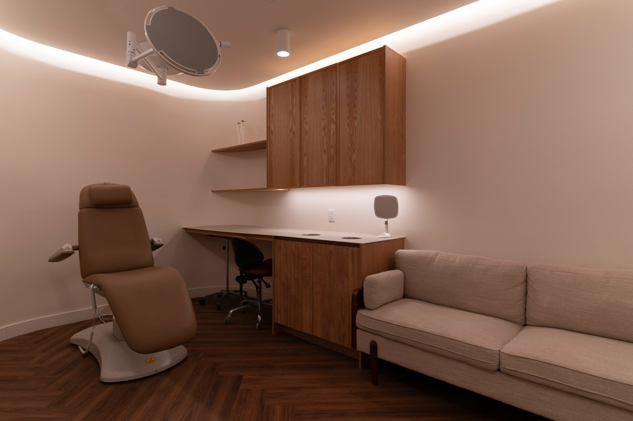 Euphora MD Interior Design reception dentist room