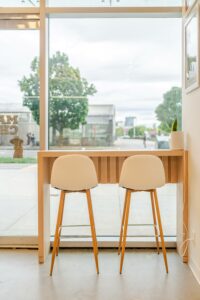 Oakberry Acai store interior in Vancouver, designed and built by Ark & Mason
